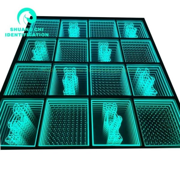 Indoor Outdoor Customization Technological Light and Shadow Infinity Floor Neon