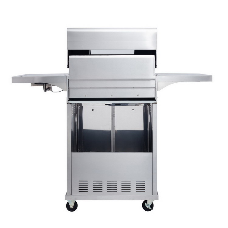 Custom Stainless Steel 4 Burner Outdoor BBQ Grill GAS AND Charcoal Grill for Outdoor