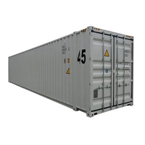  Customized Color 45ft High Cube HC Shipping Container for Sea Transportation CSC Certificate and Strong Steel Construction Manufactures