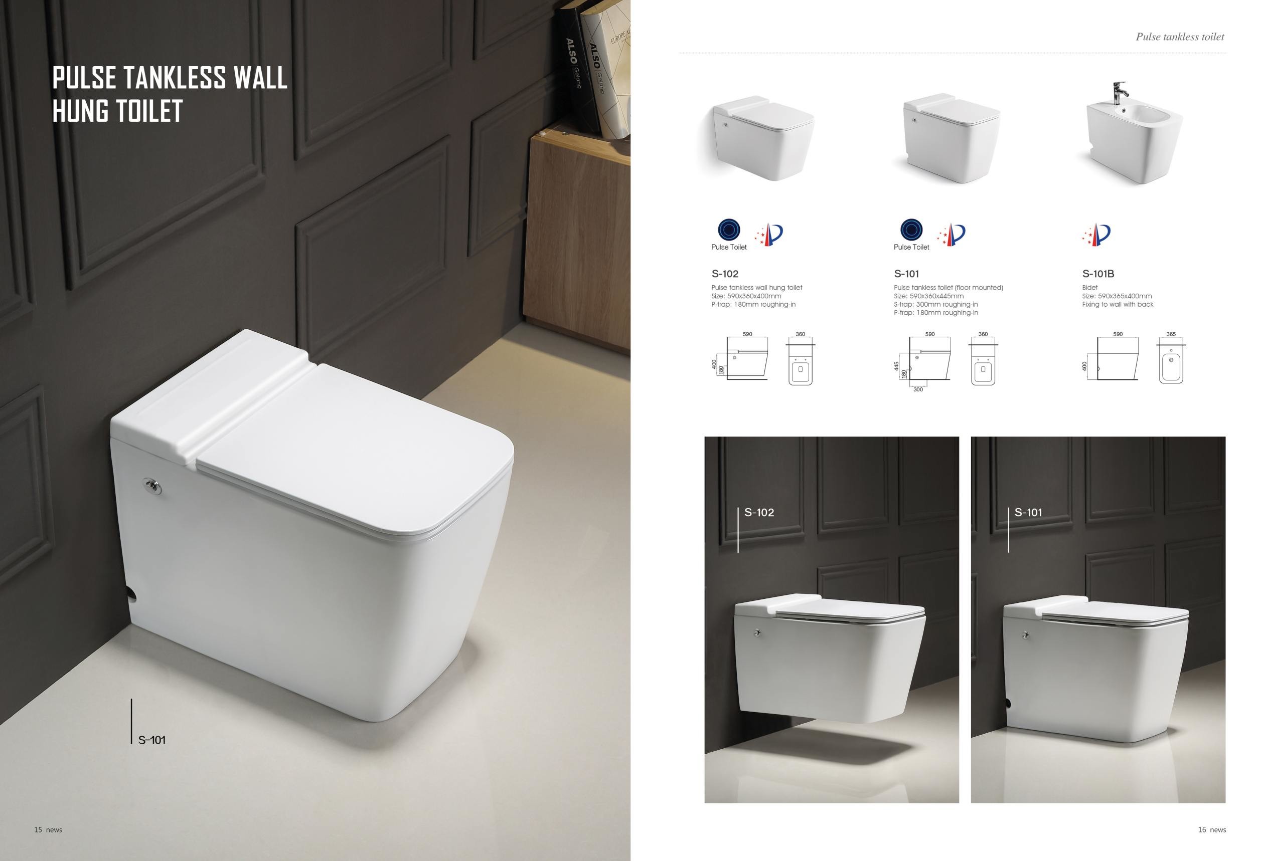 Modern Wall Hung Smart Toilet Advanced Features and Sleek Design for a Luxurious Experience