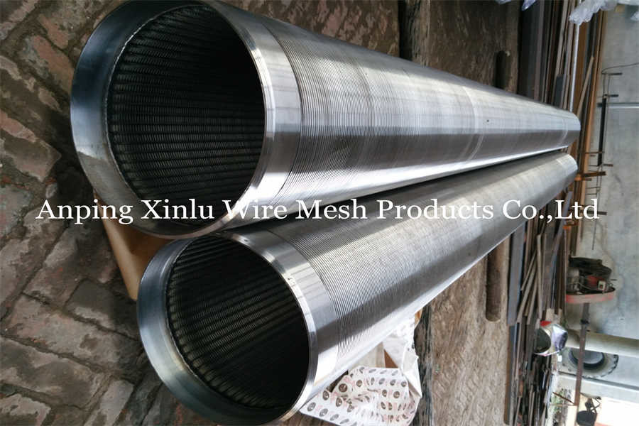6m Standard Length Wire Wrapped Continuous Slot Johson Water and Oil Well Screens with Q235 Mild Steel Material