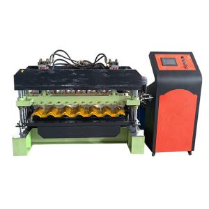 914mm Trapezoidal Tile Roll Forming Machine Automated Steel Tile Forming Machine