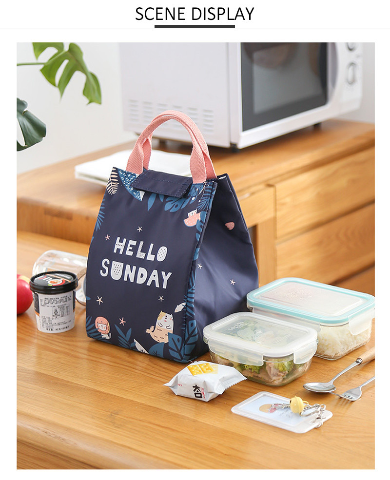 Water Resistant Polyester Insulated Lunch Cooler Bags