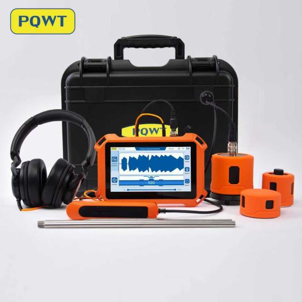  PQWT-125C Leak Detector with AI Acoustic Analysis and Noise Filtering for Time-Domain Waveform Visualization in Water Pipelines Manufactures
