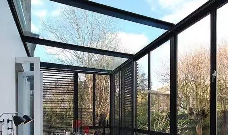 Hollow Curved Dark Gray 1.52" PVB Float Glass Mirror Clear Tinted Sheets