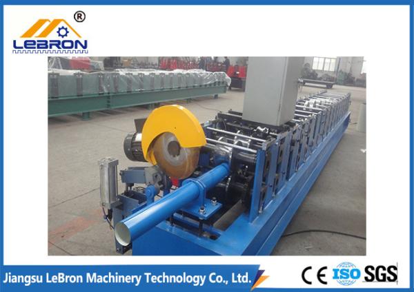 Hydraulic Cut Downspout Roll Forming Machine CNC Control Energy Saving And