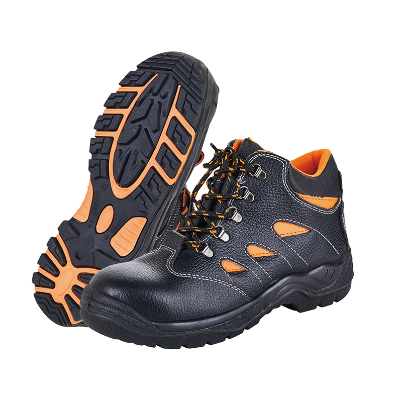 Split Leather PU Injection STEEL TOE Safety Shoes UC-385 for Workplace Protection