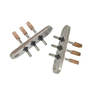 Energy Vehicle Compressor Sealed Terminal with Bimetallic Copper-Plated Double