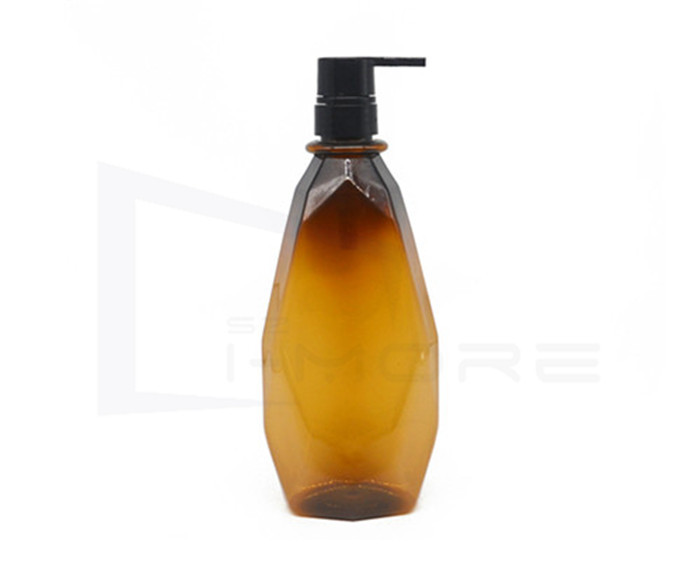 Silk Printing OEM 850ml Empty Plastic Shampoo Bottles