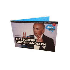 A5 LCD Video Brochure Card With Rechargeable Lithium Battery / Speaker