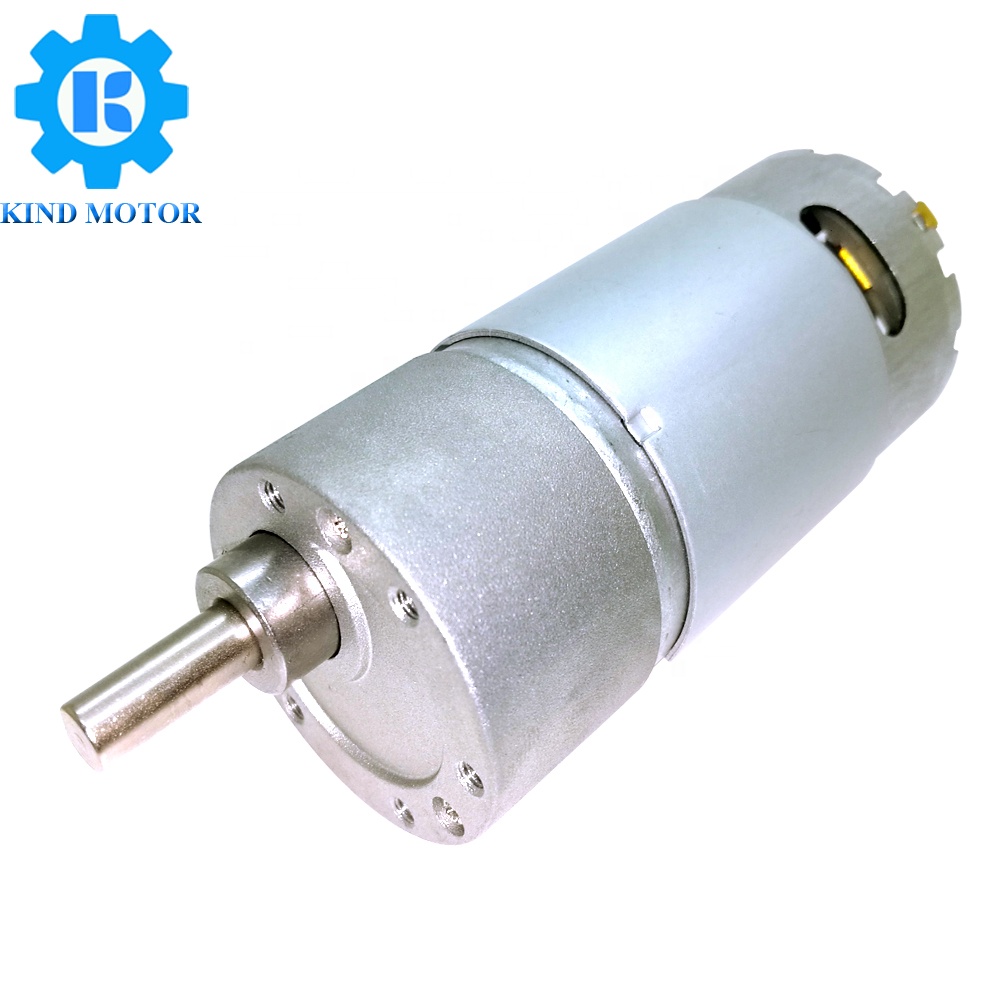 KGM37-555 35mm 37mm dc 12v 24v 80 rpm 100 rpm 6mm shaft dc gear motor