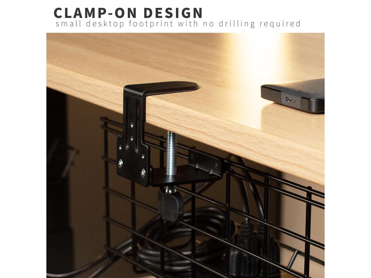 Upgrade Your Workspace with Our Standing Cable Organizer and Wire Management Tray
