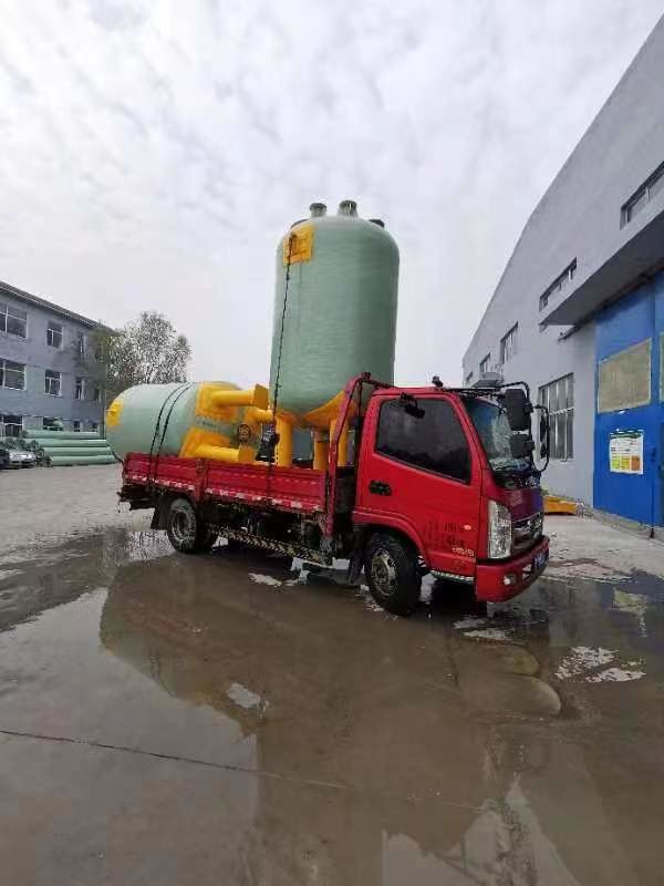 Industrial Round Chemical Resistance Frp Storage Tank For Water Treatment