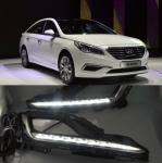 Hyundai SONATA 9TH DRL 2X LED Driving Daytime Running Lights DRL Fog Lamp For