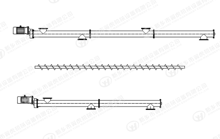 YIHU Tube Conveyor High Performance Fertilizer Customer Requirements Color