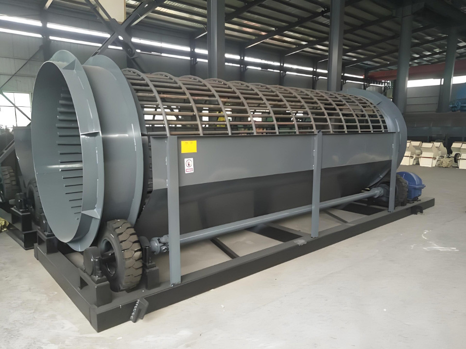 Ore Sand Gravel Pebbles Screen Separation Machine Shaftless Drum Screen
