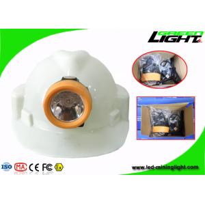 ABS Material Led Mining Cap Lamp 10000lux Brightness Anti Explosive With USB Charger