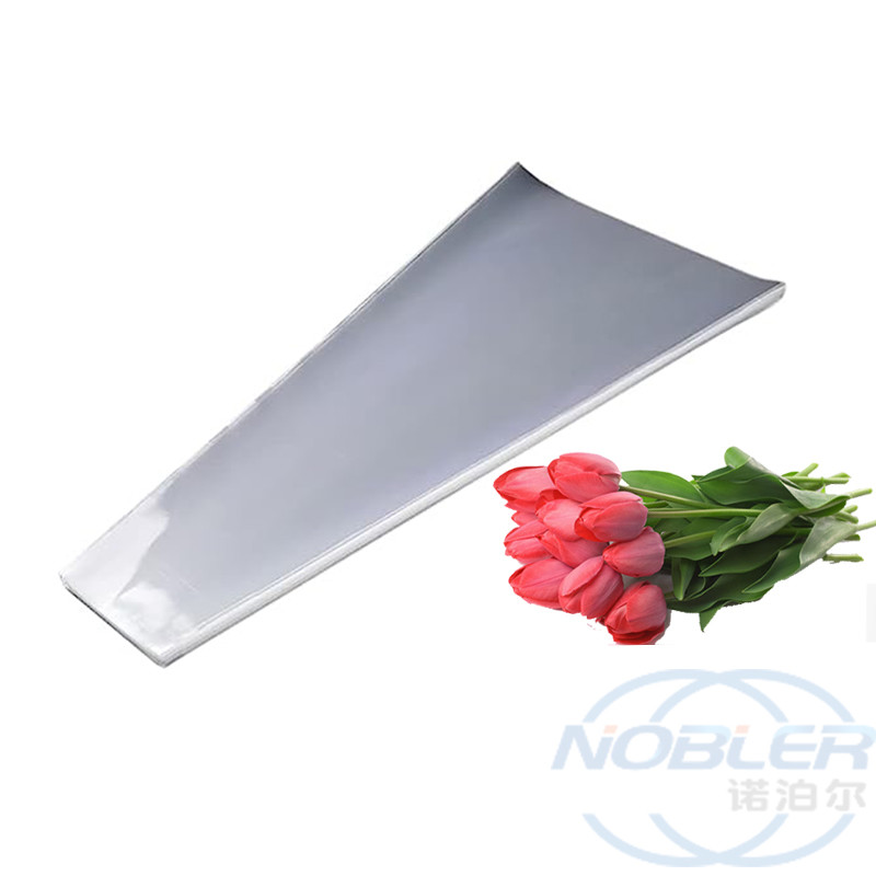 200Pcs Clear Plastic Rose Flower Bouquet Sleeves Cellophane Floral Wrapping Bags