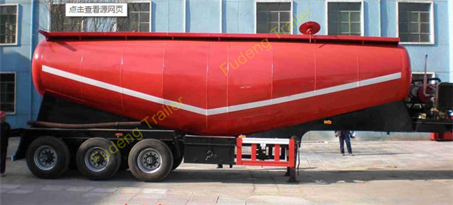 BOHAI Air Compressor Bulk Cement Transport 70 Ton Or Bigger Tank Trailer Payload