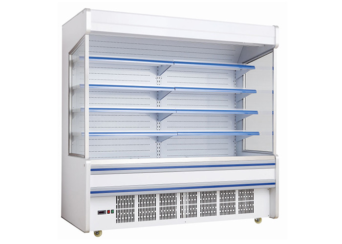 4 Layers Multideck Refrigerator Front Open Upright Drink Chiller