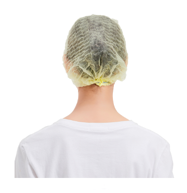 Round Disposable Medical Caps , Disposable Non Woven Cap For Laboratory
