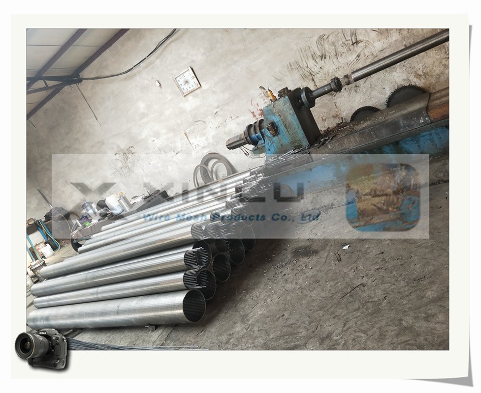 Ladder-Shaped Liquid Input Wire Wrap Screen Tube / Stainless Steel 205 / 304 / 316 / 316L Slot Water Well Johnson Screen