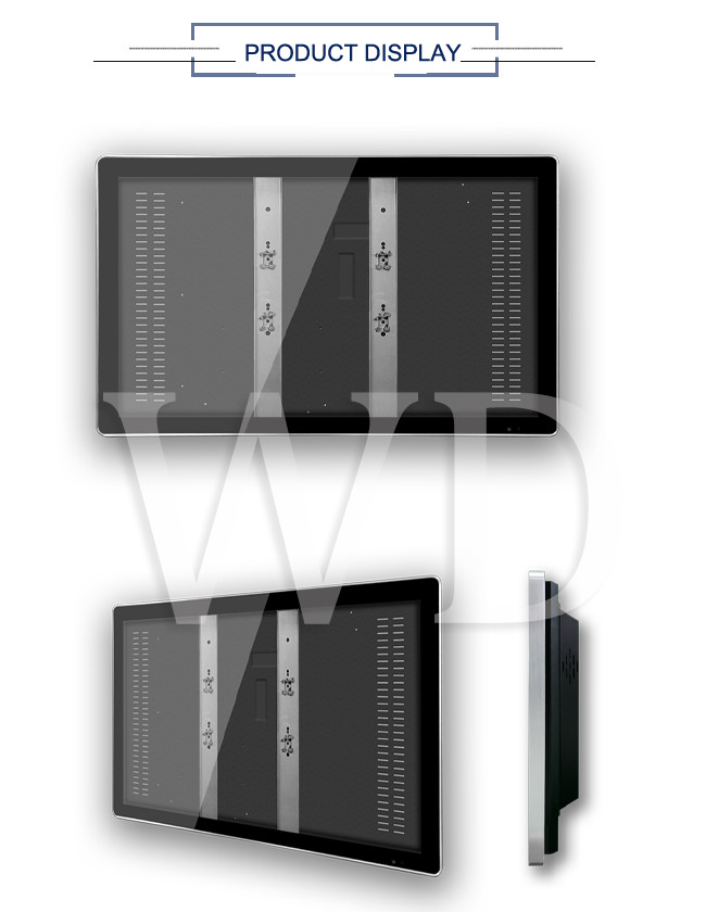 Black 18.5 Inch 16:9 Digital Signage Enclosure For LCD Screen