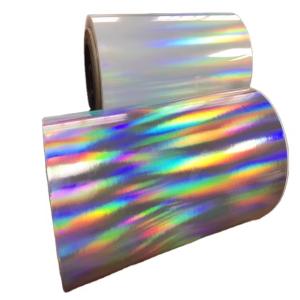 Metallized BOPP Holographic Wet Lamination Film Water Based Adhesive Diverse