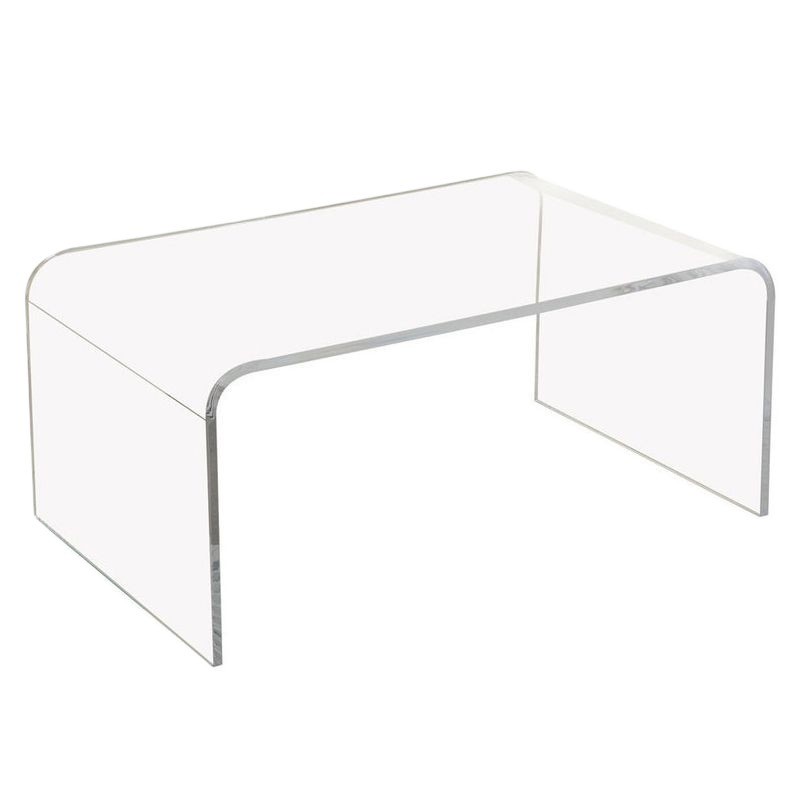 Custom Acrylic Coffee Table Elegant and Scratch-Resistant with Customized Thickness