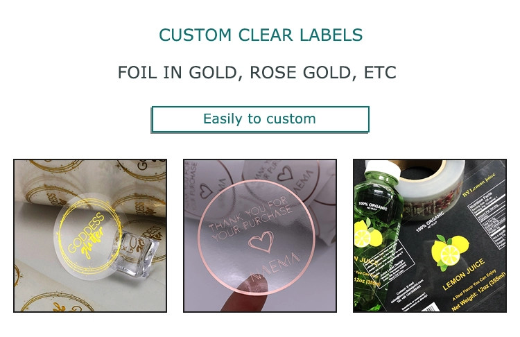 Round 5cm Diameter Gold Foil Stickers Weather Resistant UL approved