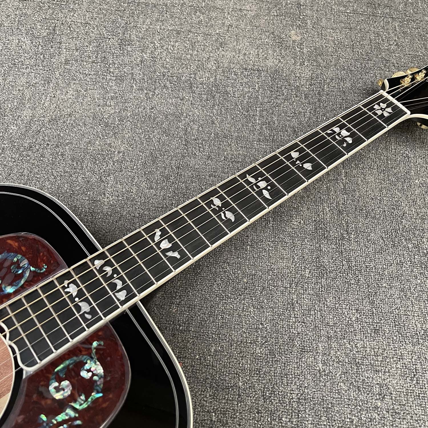 Custom Acoustic Guitar 43 inches Gibson SJ200 Cocobolo Back side folk classic guitar