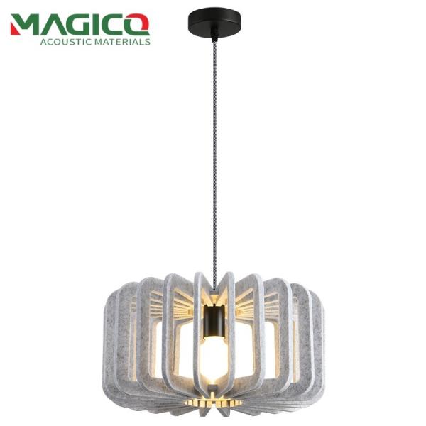 New Arrival Restaurant Soundproof Lampshade for Office Hotels Cap Shape PET