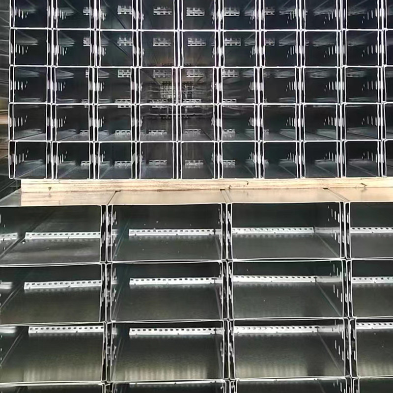 Fire Resistance Wall Mounted Cable Tray 0.8-3.0 Mm Steel Thickness Durable And Long Lasting Fire Protection