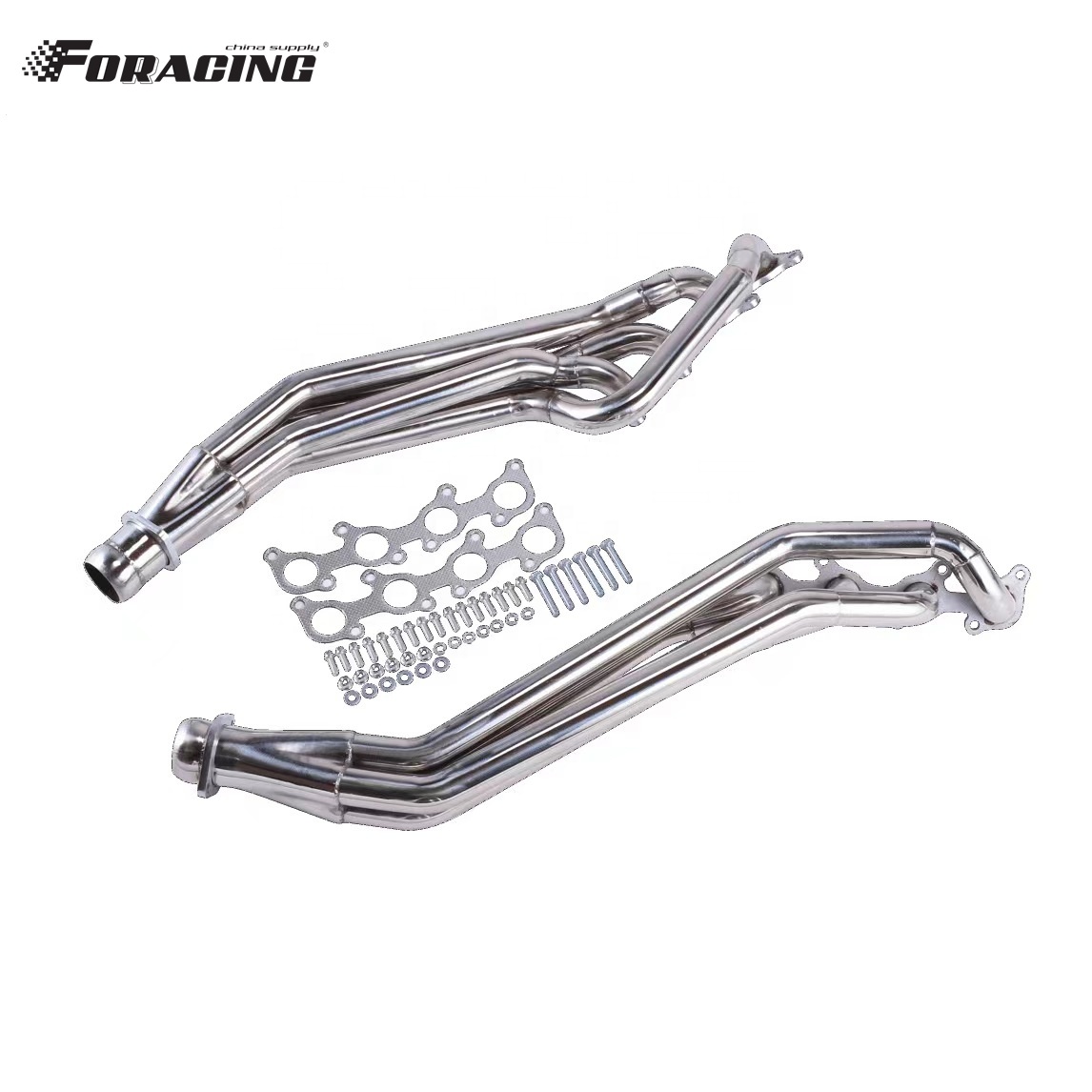 Replace/Repair Stainless Steel Exhaust Header for Mustang Manifold 5.0L V8 LS1 LS2 LS3 LS6 LSX Top- Auto Parts Replacement