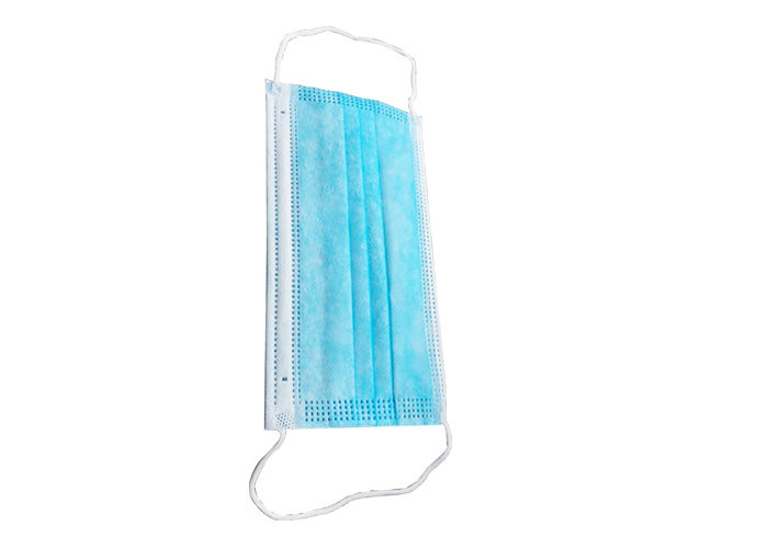 Anti Pollution Disposable Breathing Mask Waterproof And Non - Woven Disposable Mask With Three Layers