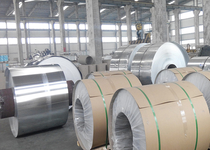 6000 Series Coated SGS Aluminum Foil , Aluminum Sheet Roll