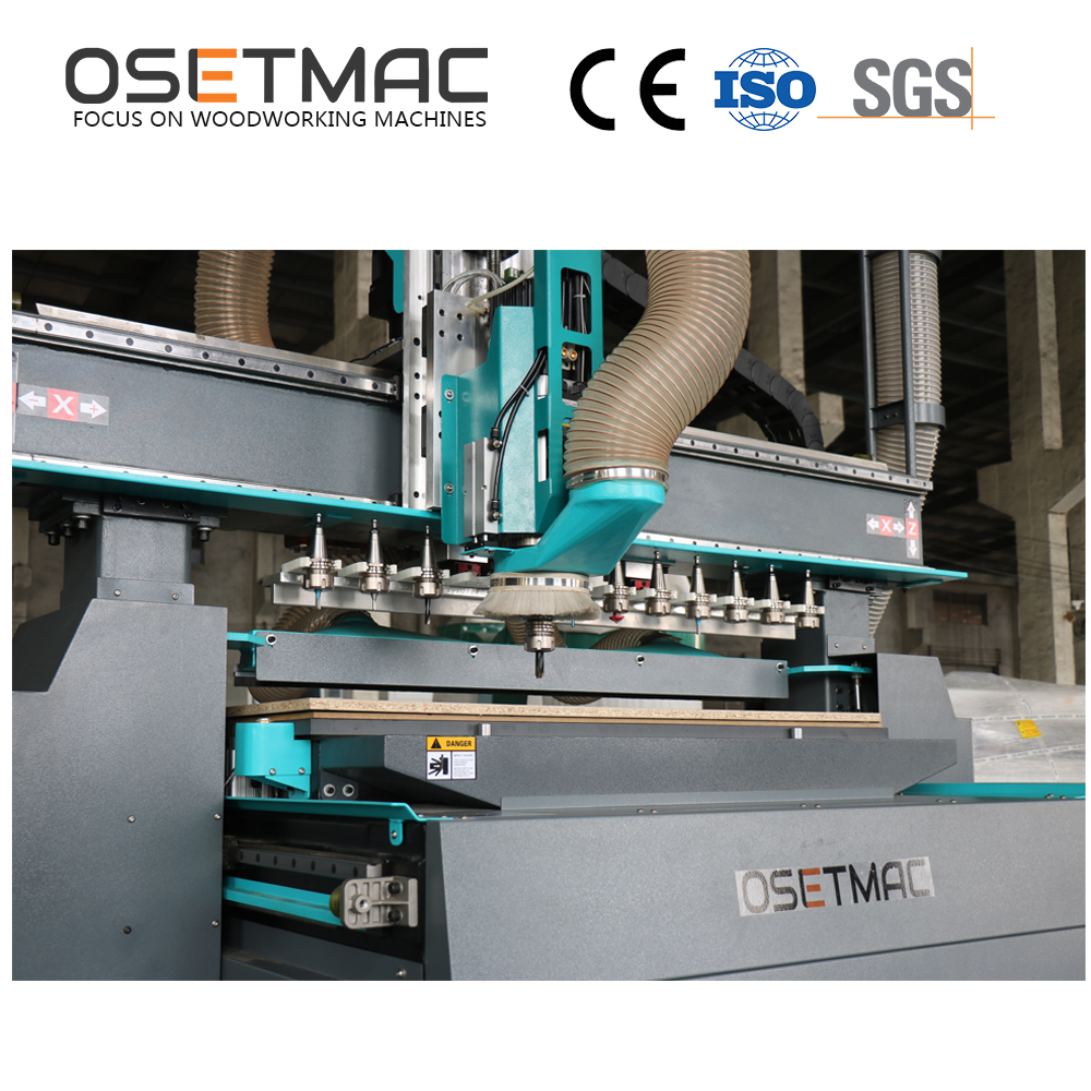 4050*2000*2300mm Heavy Duty Precision 1325 Router Machine S-12 by CNC Router OSETMAC