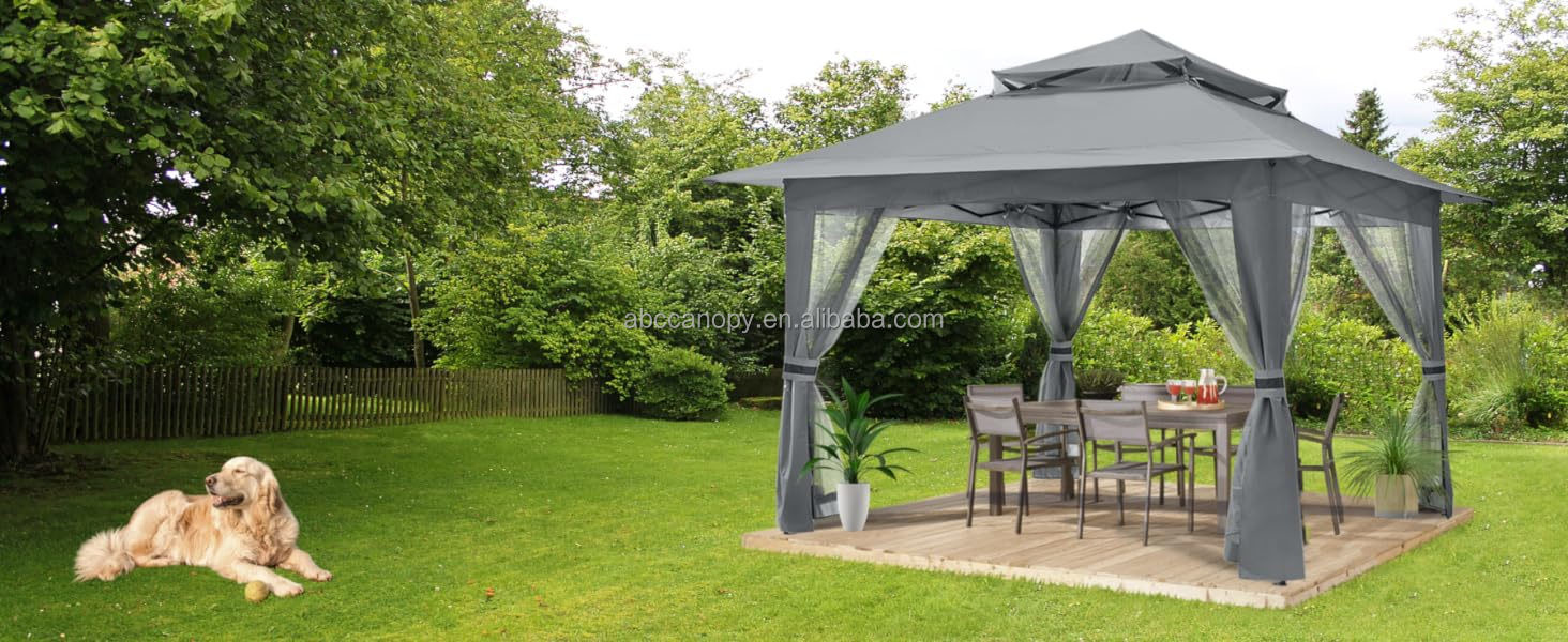 Escape the City Hustle with a Stylish Metal Roof Gazebo