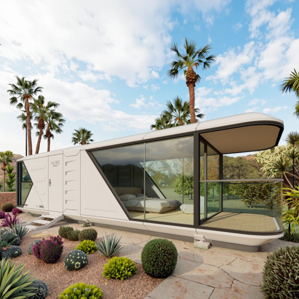 Modern Capsule Mobile Home For Whole House Customization And Intelligent Design