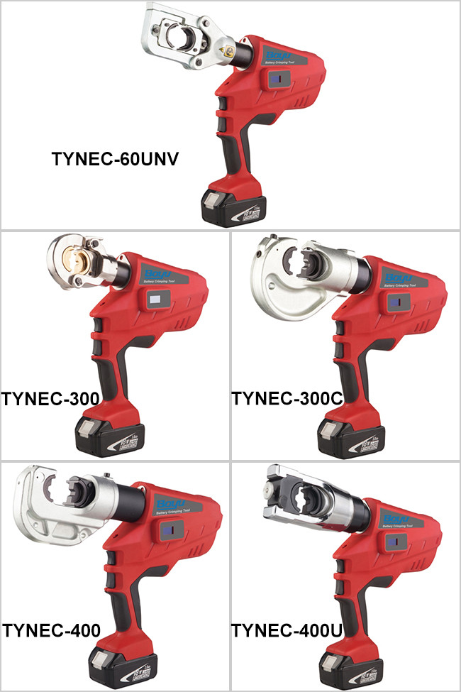Electric 60KN Hydraulic Battery Crimping Tool For Cu / Al Cable And Armoured Cable