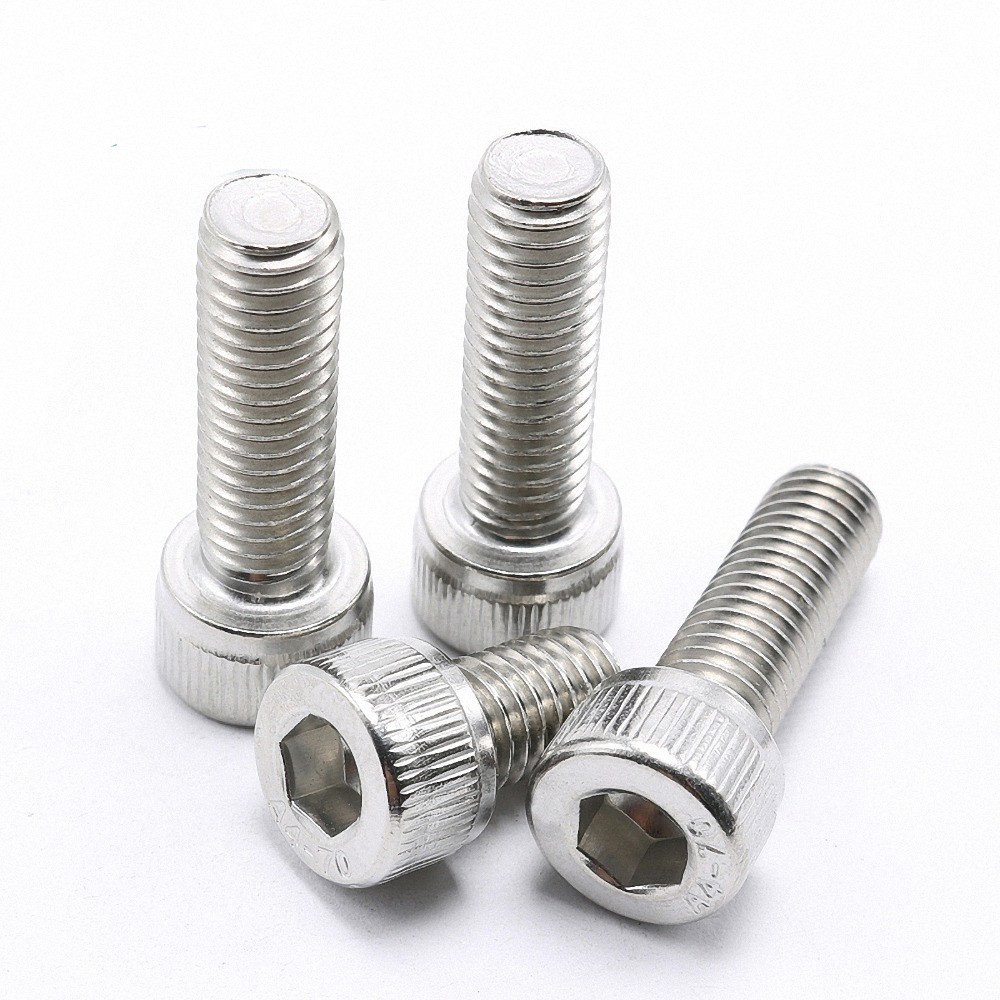 In Stock M3 To M6 Din 912 Stainless Steel Hexagon Socket Screws 1Mm Hexagon Screw