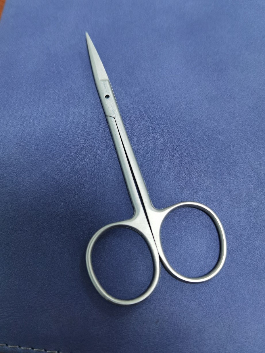Anodized Nickel Forceps Surgical Instruments , Stainless Steel Needle Holding Forceps
