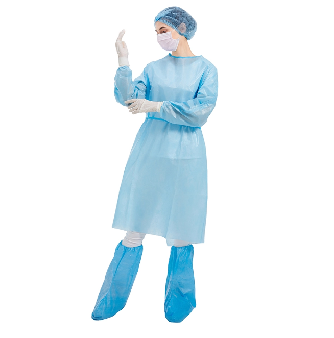 SGS Medical Isolation Gowns , Non Woven Patient Gown Class II