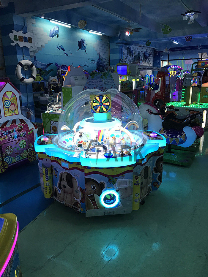 300W Crane Game Machine , 4 Players Capsule Gashapon Vending Game Machine