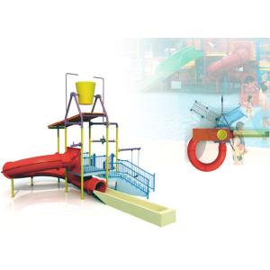 Professional Kids Commercial Playground Equipment Structures With Slide / Climb