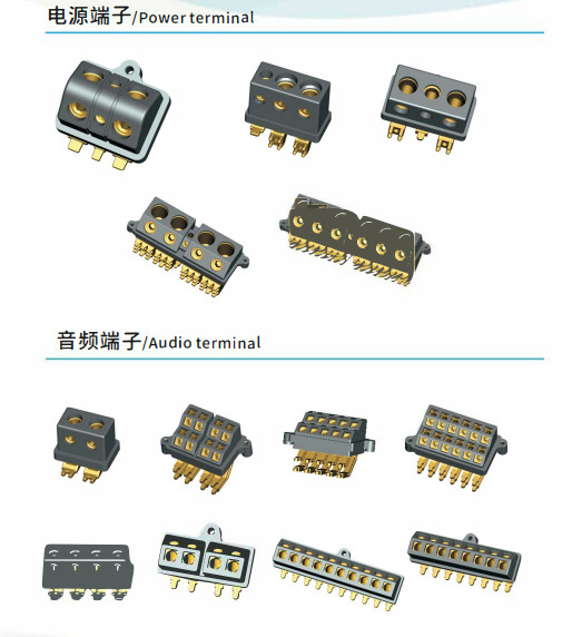Car Amplifier Barrier Terminal Block , 8 Position Terminal Strip BT08-001A BT8-93