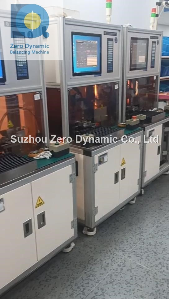 DC/AC Motor Assembly Double Plane Automatic Balancing Machine Scissor and Laser Ablation Correction