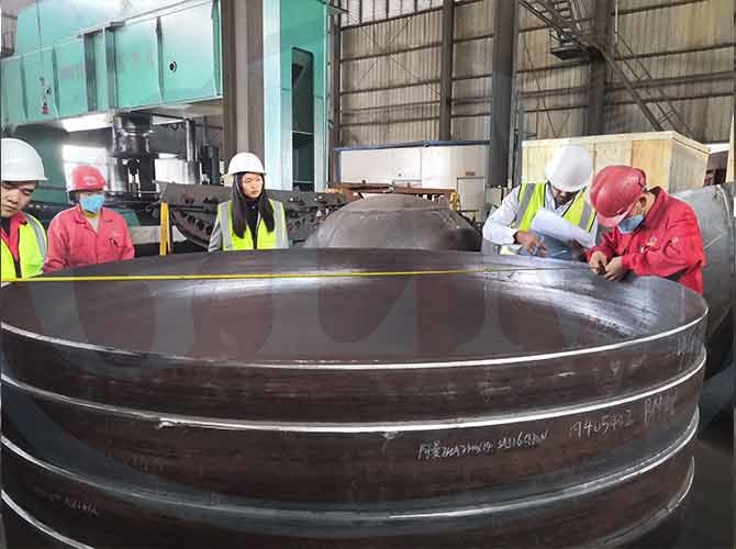SS304 Rolled Steel Cylinders Stainless Steel Plate Rolling For Chemical Industry