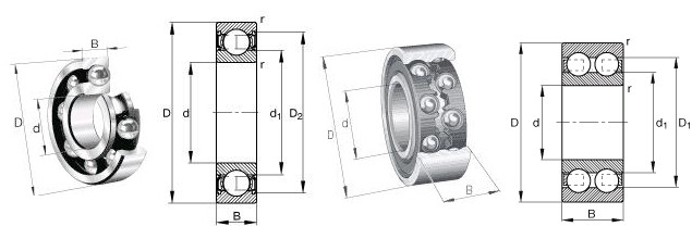High Quality Abec 9 Skateboard Bearings 608 RS 608zz 608 2RS Logo Customized