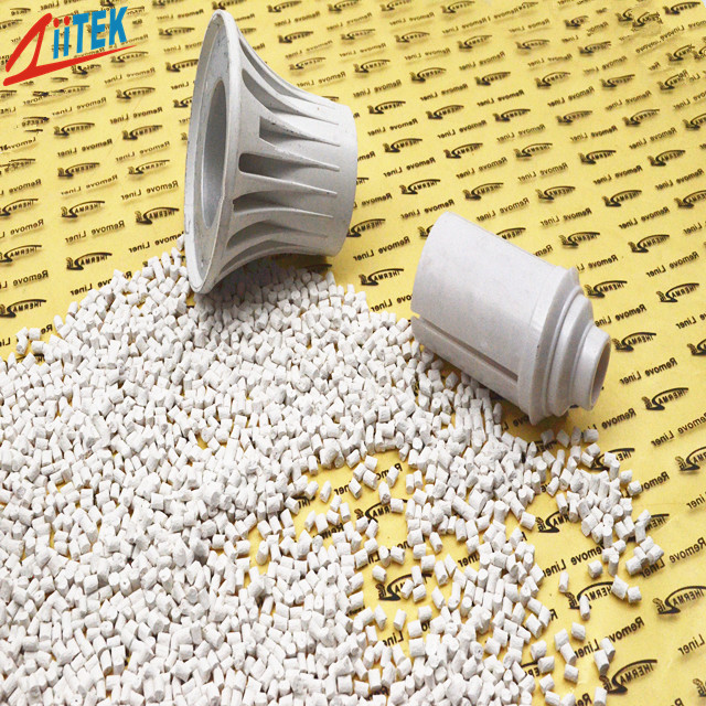 LED Thermal Conductive Nylon Granules Pellets Form White Plastic Heat Conduction Material